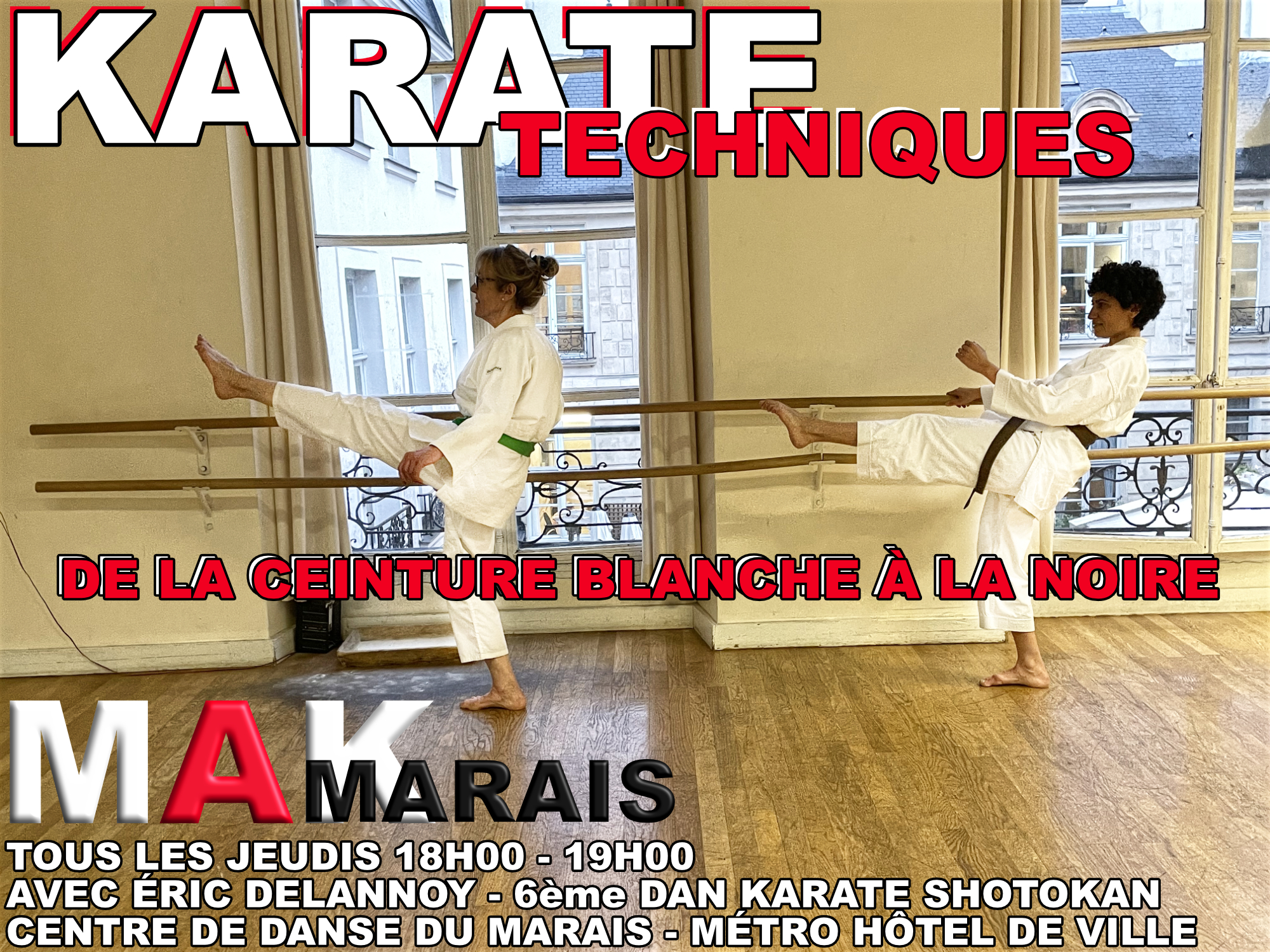 Karaté adultes débutants